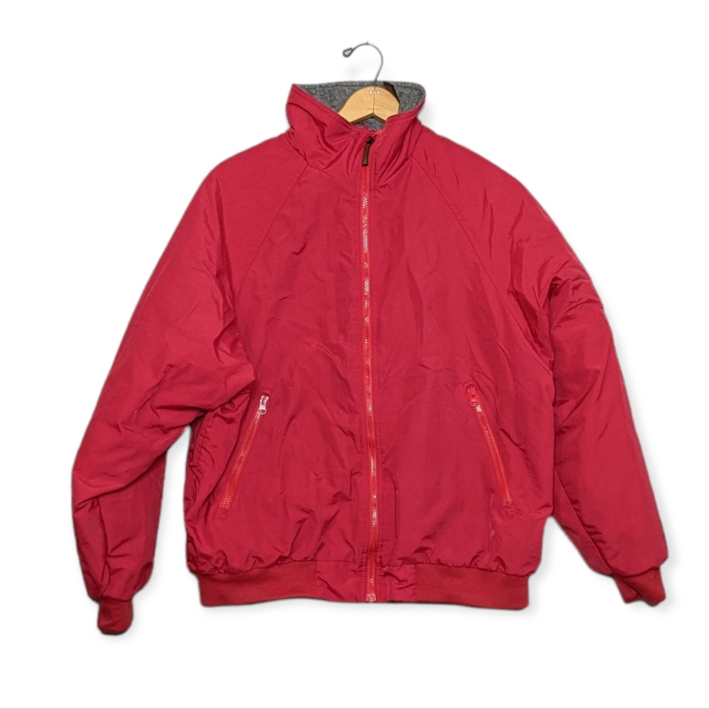 Redhead Red Fleece Lined Windbreaker Jacket Size Large